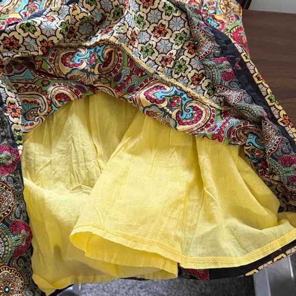 Bohemian Strapless Paisley Dress AMAZING!!! So Beautiful 100%cotton size Medium - Picture 8 of 12